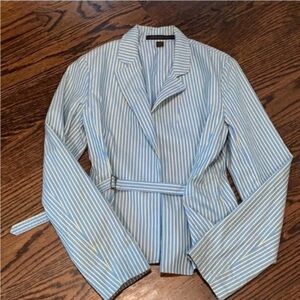 Women Express Designer studio women stripe blazer size medium
